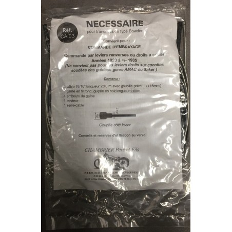 Câble pour embrayage. Idem CA 02