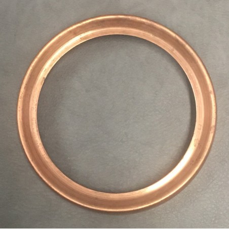 Copper headlight rim