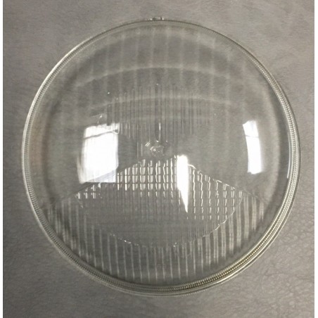 Convexe headlight glass lens