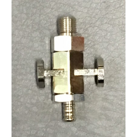 Push-on pull-off fuel tap