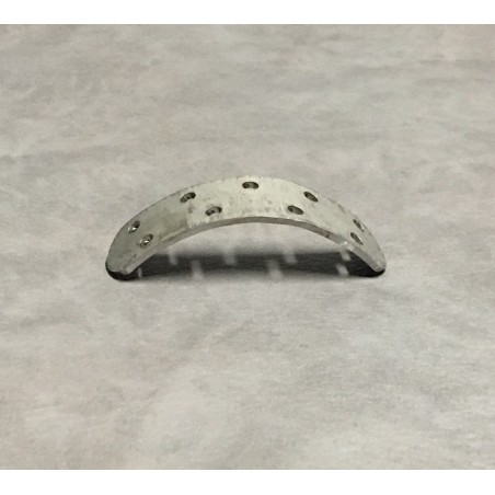 Metallic slab for saddle frame