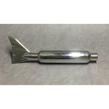 Peugeot fishtail exhaust muffler