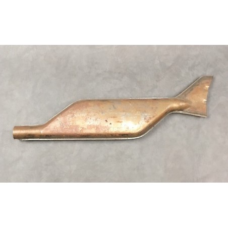 Peugeot fishtail exhaust muffler