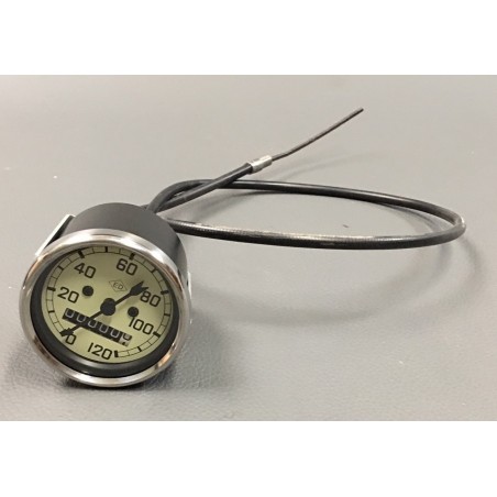 Ensemble compteur et câble pour Peugeot.