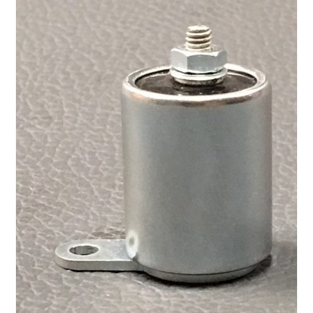 Bottom leg screwed condenser